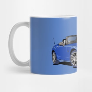 Mazda MX-5 Sportscar in blue Mug